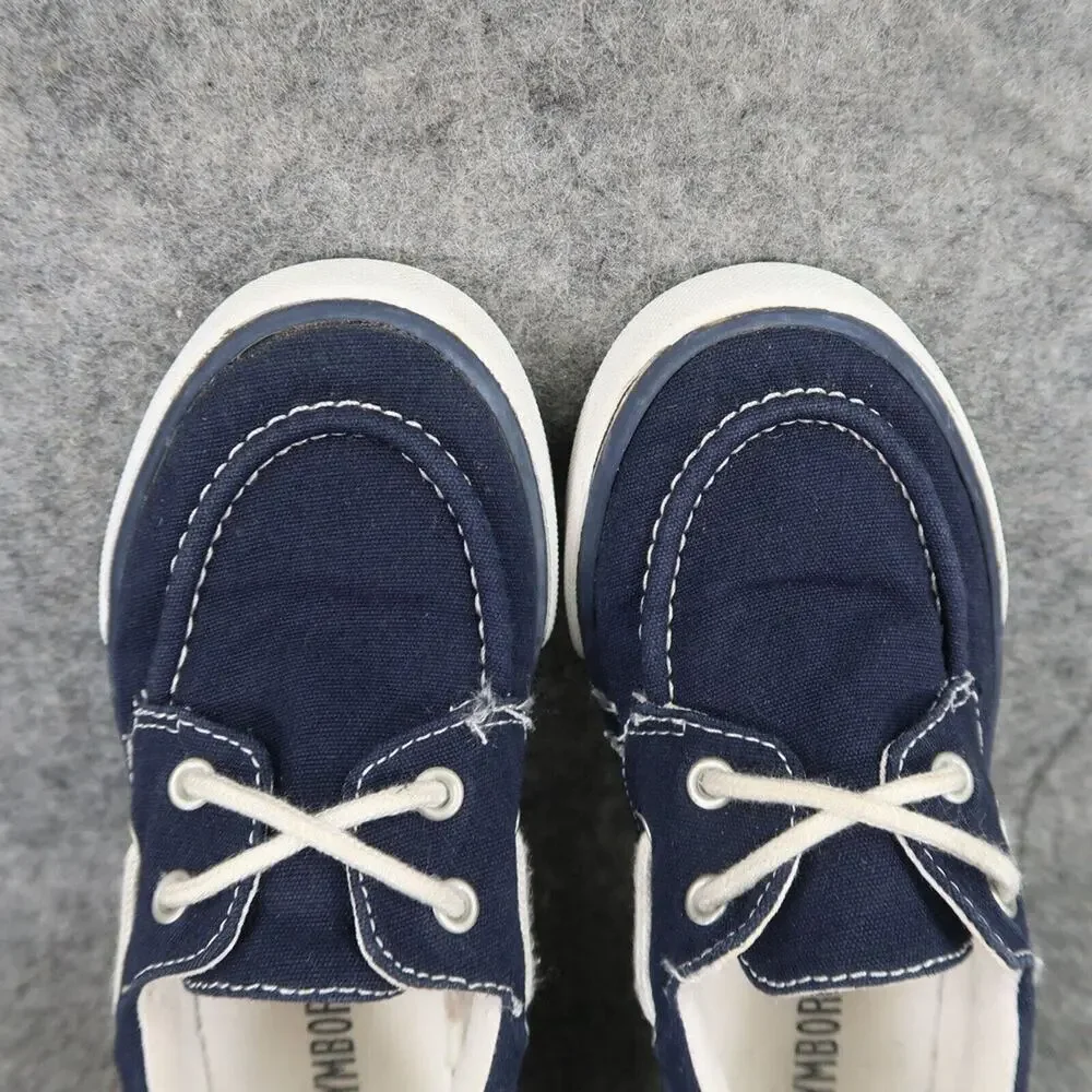 Gymboree Shoes Kids 11 Boat Sneaker Casual Lifestyle Active Fabric Blue Toddler